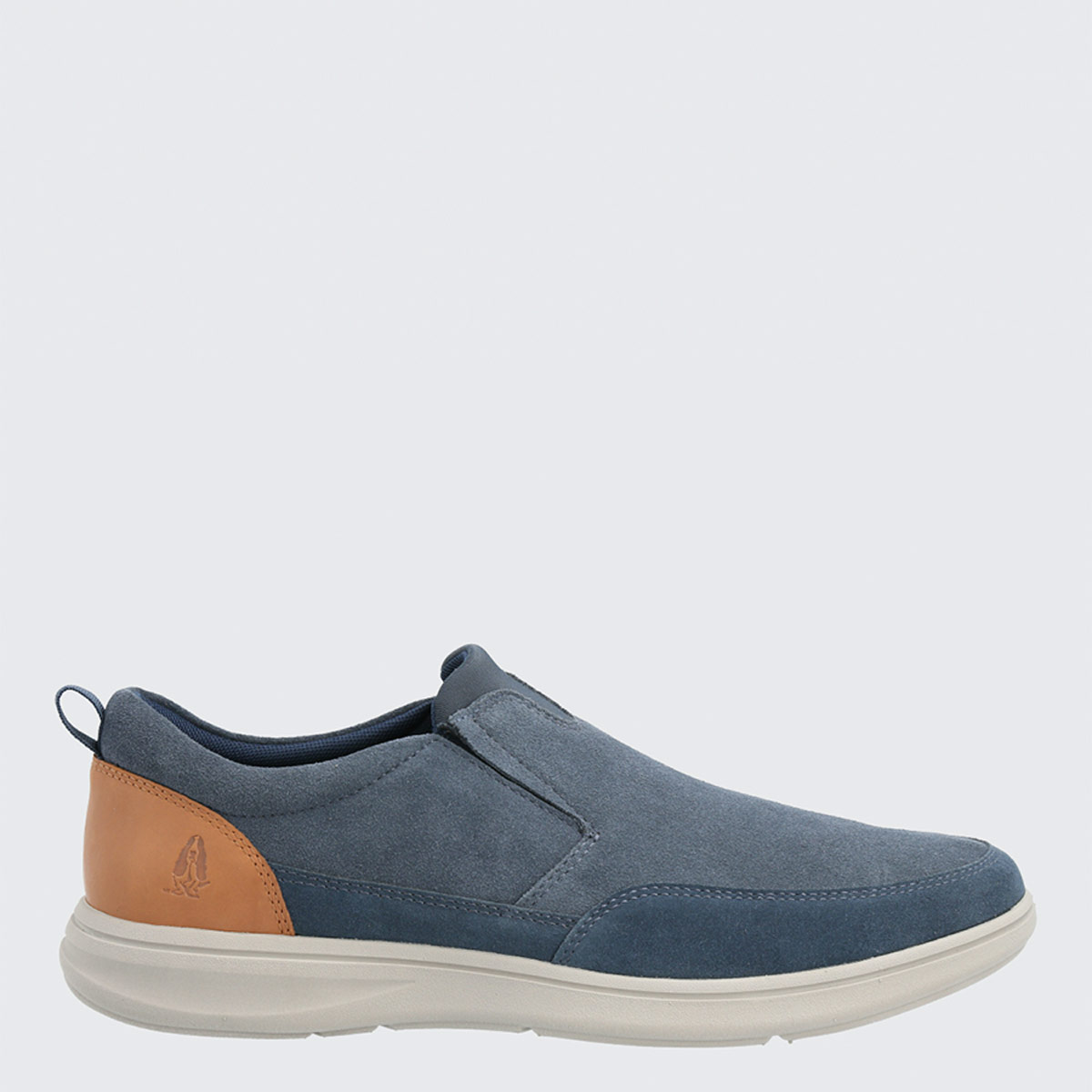 MOCASINES HOMBRE HUSH PUPPIES AZUL ROBSON CUERO - 1