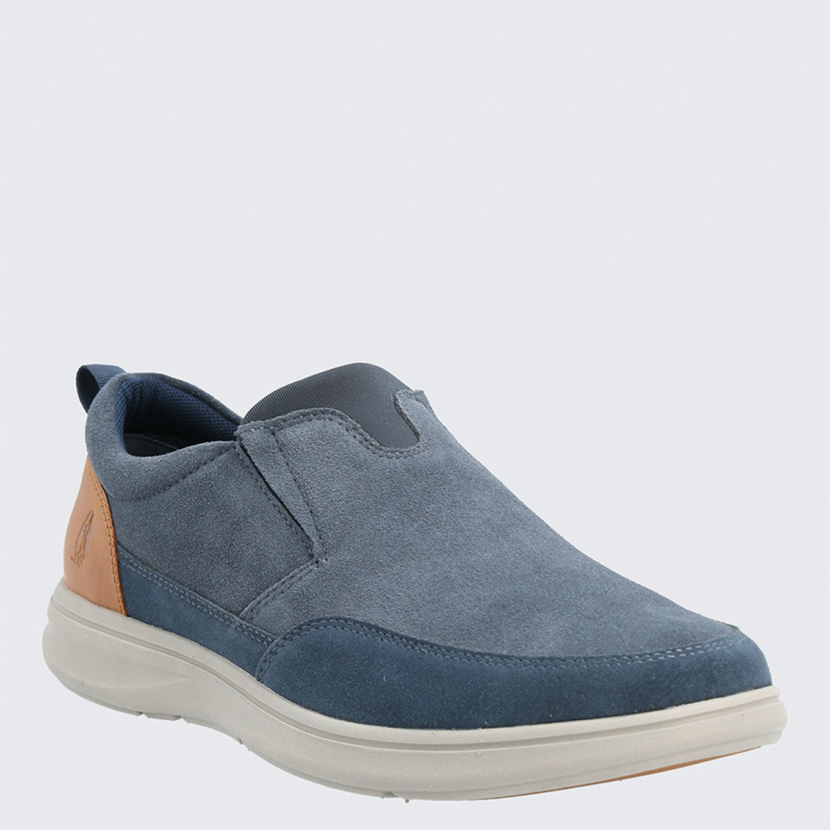 MOCASINES HOMBRE HUSH PUPPIES AZUL ROBSON CUERO - 2