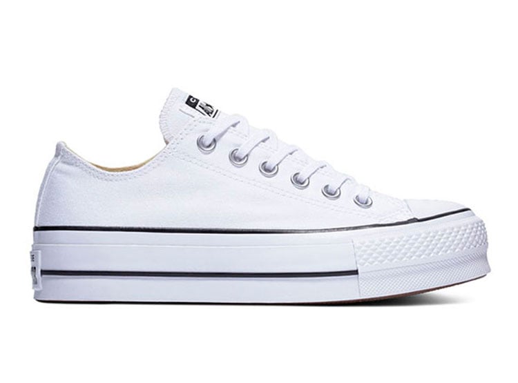 ZAPATILLAS MUJER CONVERSE URBANAS BLANCO    CHUCK TAYLOR ALL STAR LIFT OX - 1