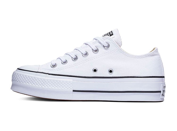 ZAPATILLAS MUJER CONVERSE URBANAS BLANCO    CHUCK TAYLOR ALL STAR LIFT OX - 2