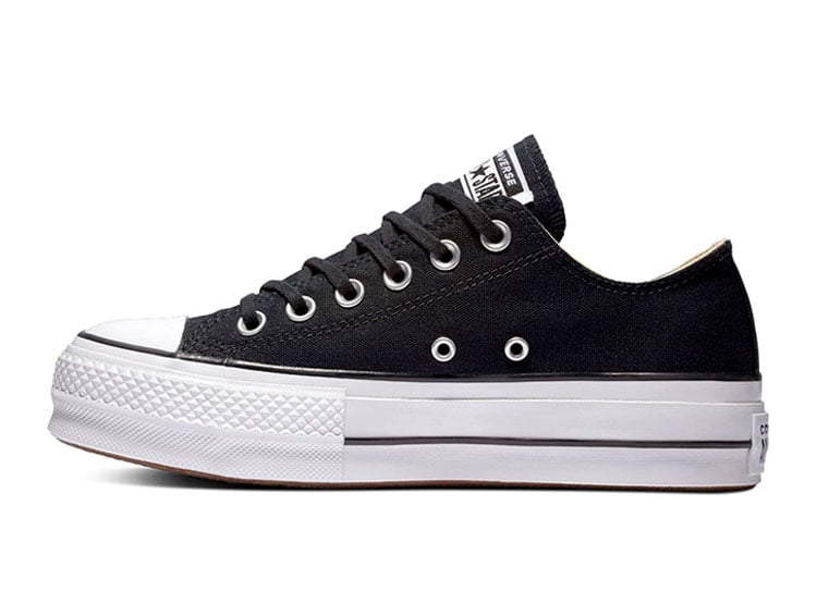 ZAPATILLAS MUJER CONVERSE URBANAS NEGRO    CHUCK TAYLOR ALL STAR LIFT OX - 2