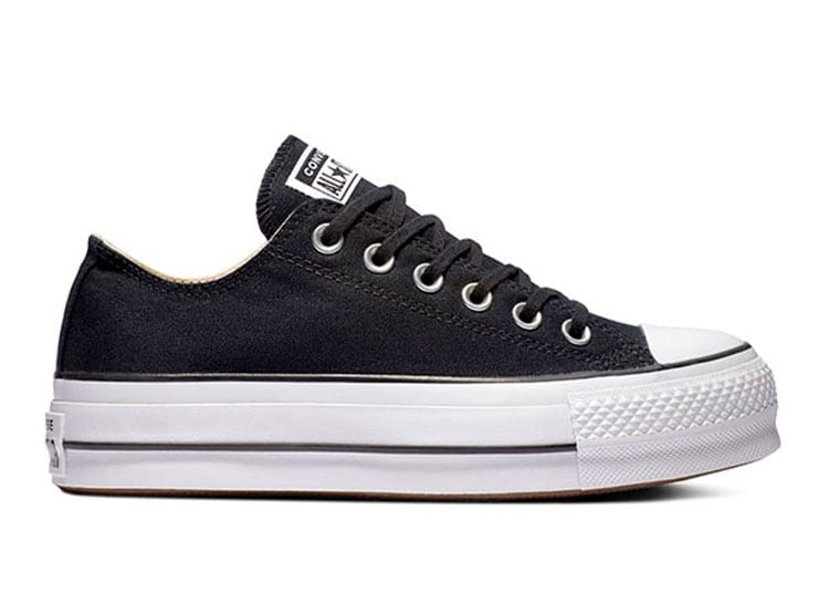 ZAPATILLAS MUJER CONVERSE URBANAS NEGRO    CHUCK TAYLOR ALL STAR LIFT OX - 1
