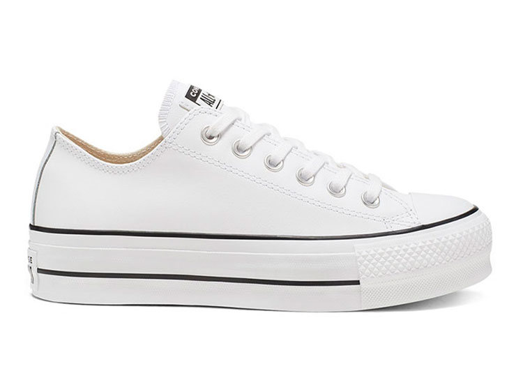 ZAPATILLAS MUJER CONVERSE URBANAS BLANCO CHUCK TAYLOR ALL STAR CUERO - 1