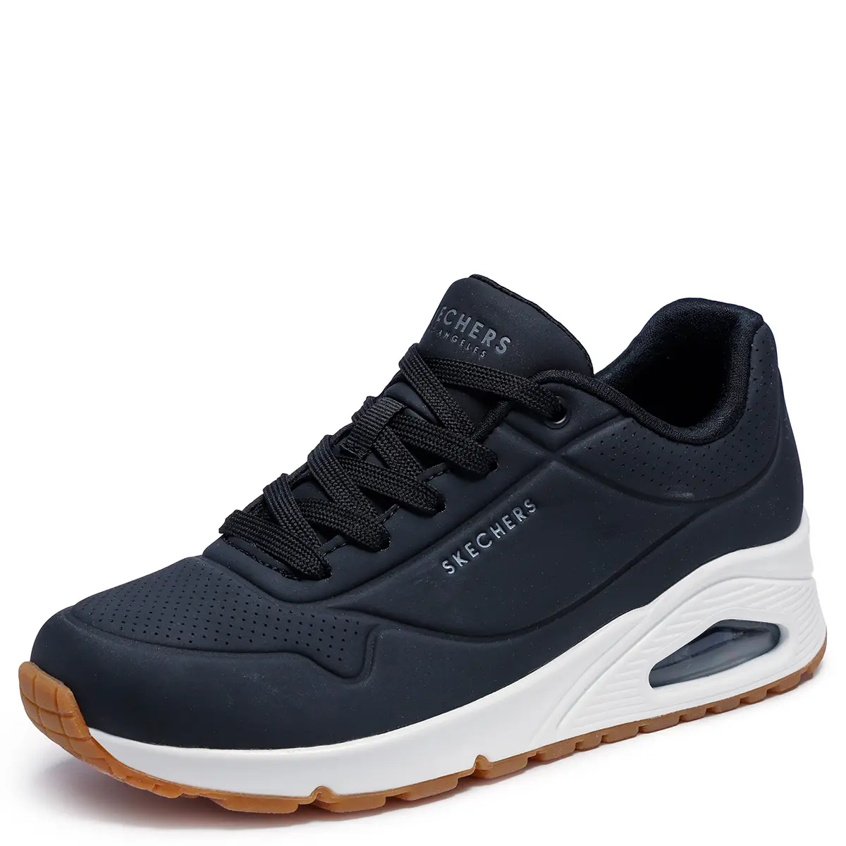 ZAPATILLAS MUJER SKECHERS URBANAS NEGRO UNO - 3