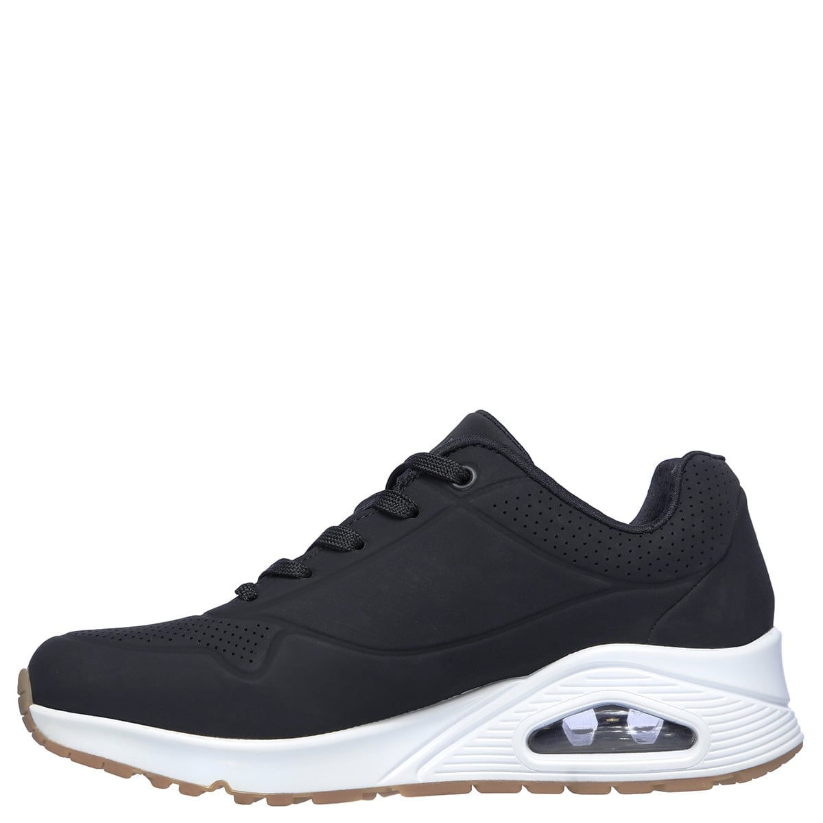 ZAPATILLAS MUJER SKECHERS URBANAS NEGRO UNO - 4