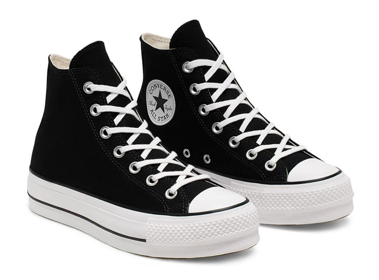 ZAPATILLAS MUJER CONVERSE URBANAS NEGRO LIFT HI - 2