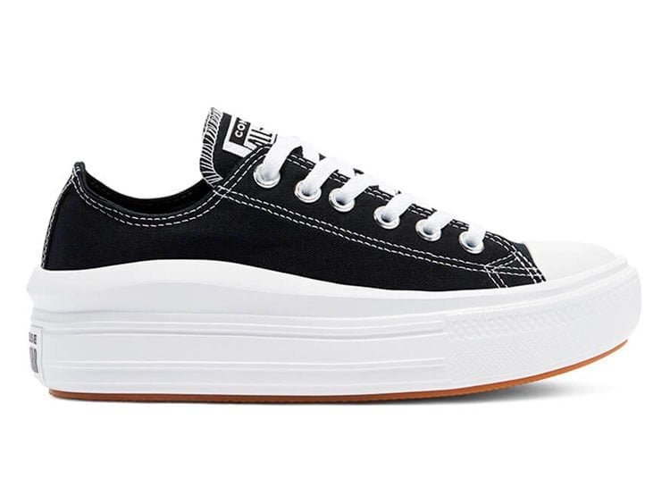 ZAPATILLAS MUJER CONVERSE URBANAS NEGRO CHUCK TAYLOR ALL STAR MOVE PLATFORM OX - 1
