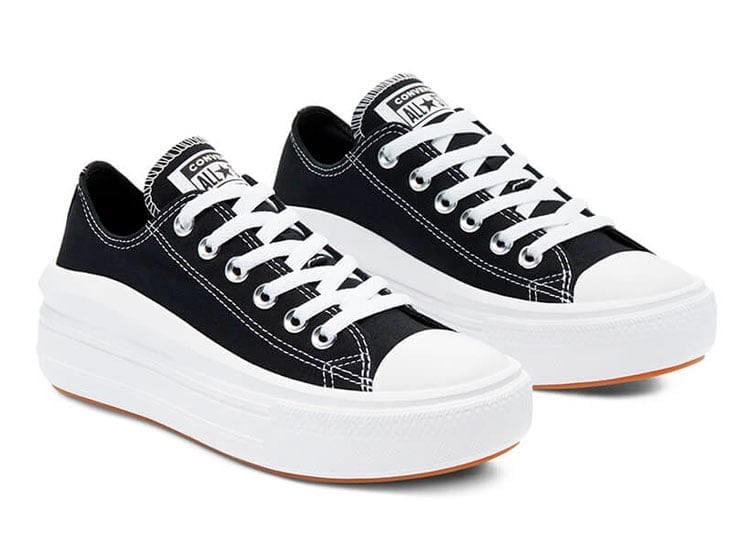 ZAPATILLAS MUJER CONVERSE URBANAS NEGRO CHUCK TAYLOR ALL STAR MOVE PLATFORM OX - 2