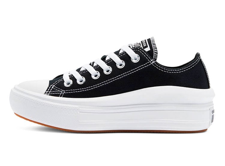 ZAPATILLAS MUJER CONVERSE URBANAS NEGRO CHUCK TAYLOR ALL STAR MOVE PLATFORM OX - 3