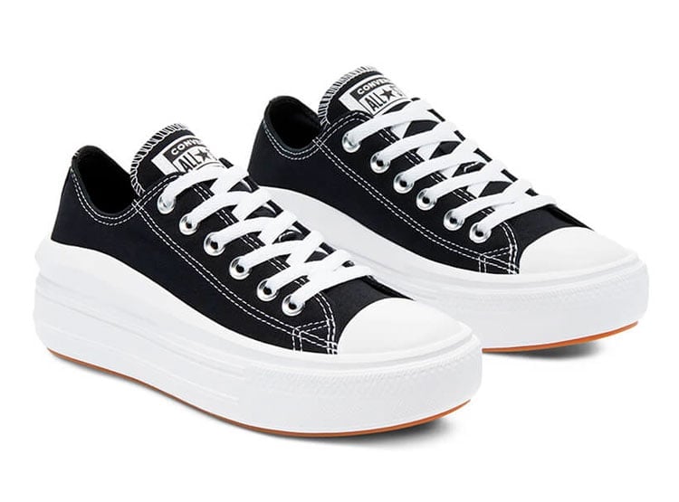 ZAPATILLAS MUJER CONVERSE URBANAS NEGRO CHUCK TAYLOR ALL STAR MOVE PLATFORM OX - 2