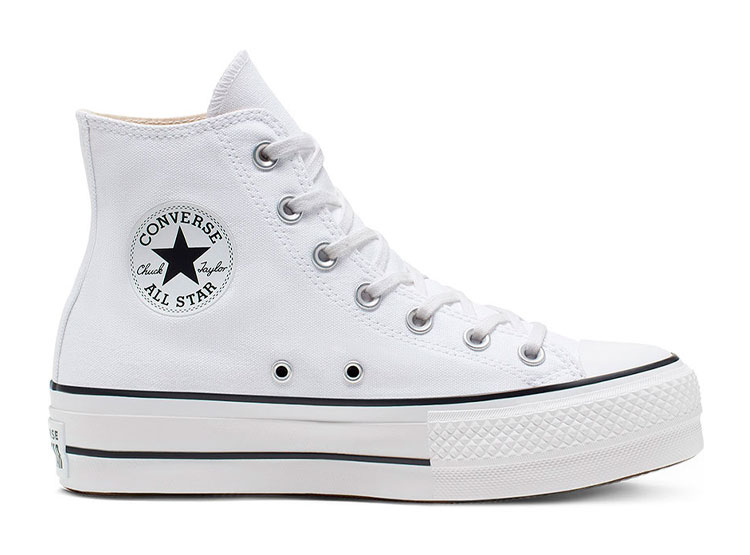 ZAPATILLAS MUJER CONVERSE URBANAS BLANCO LIFT HI - 1