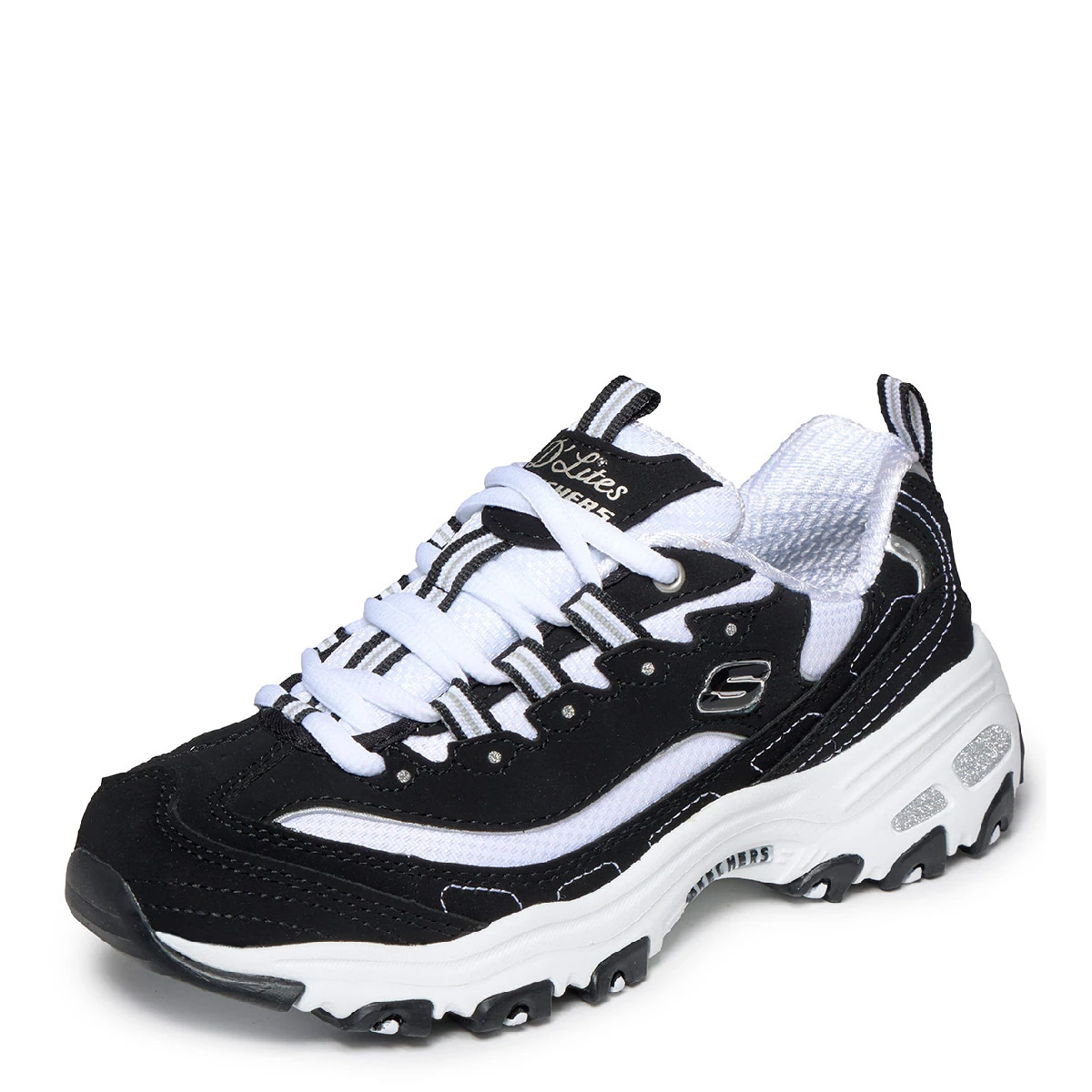 ZAPATILLAS MUJER SKECHERS URBANAS NEGRO DLITES - 6