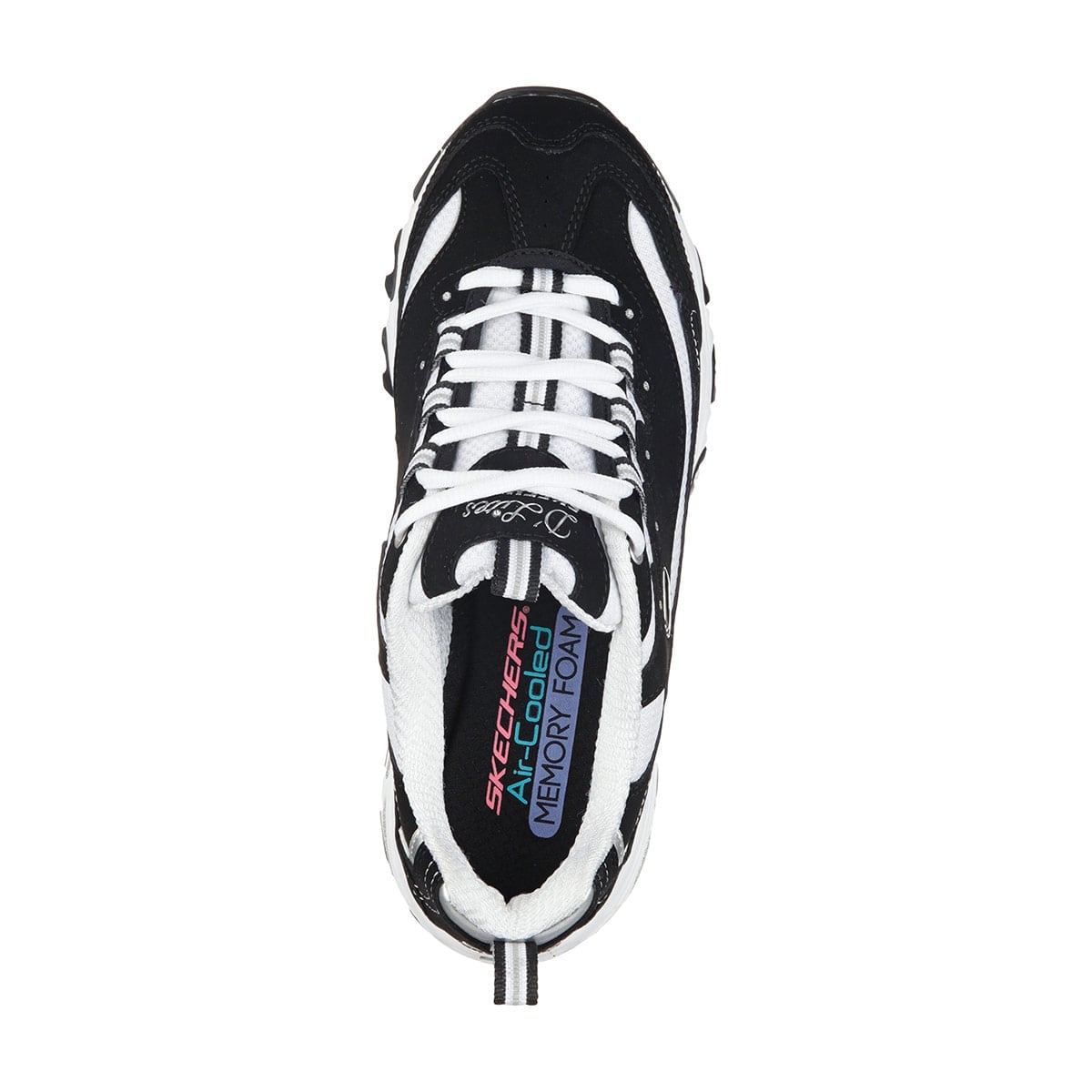 ZAPATILLAS MUJER SKECHERS URBANAS NEGRO DLITES - 4