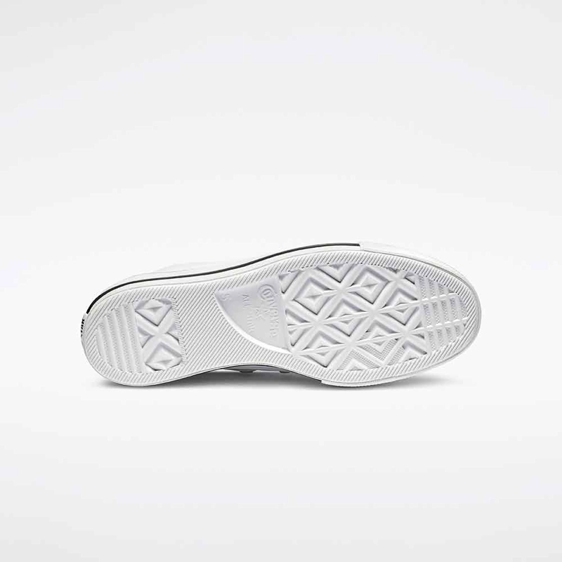 ZAPATILLAS MUJER CONVERSE URBANAS BLANCO CHUCK TAYLOR ALL STAR PLATFORM HI CUERO - 5