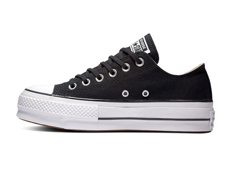 ZAPATILLAS MUJER CONVERSE URBANAS NEGRO CT AS LIFT OX - 2