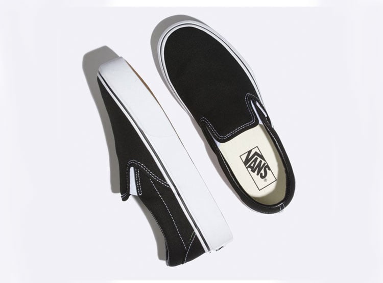 ZAPATILLAS MUJER VANS URBANAS NEGRO SLIP ON PLATFORM - 3