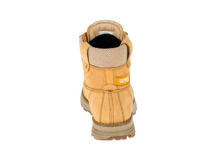 BOTINES MUJER CATERPILLAR CUERO AMARILLO P307971 - 4