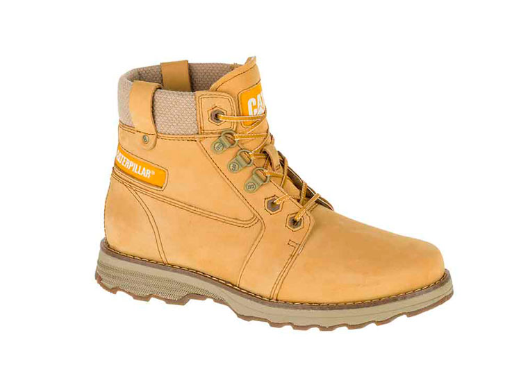 BOTINES MUJER CATERPILLAR CUERO AMARILLO P307971 - 1