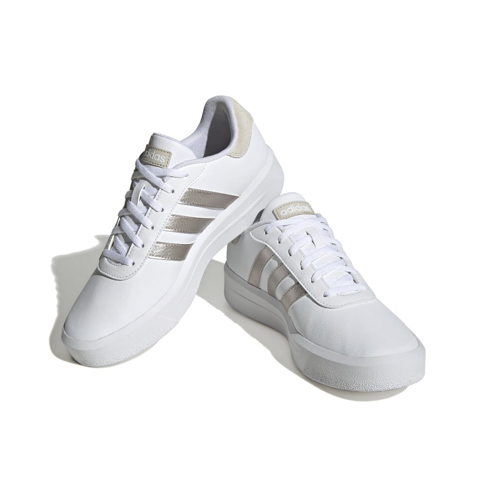 ZAPATILLAS ADIDAS MUJER URBANO COURT PLATFORM BLANCO - 3
