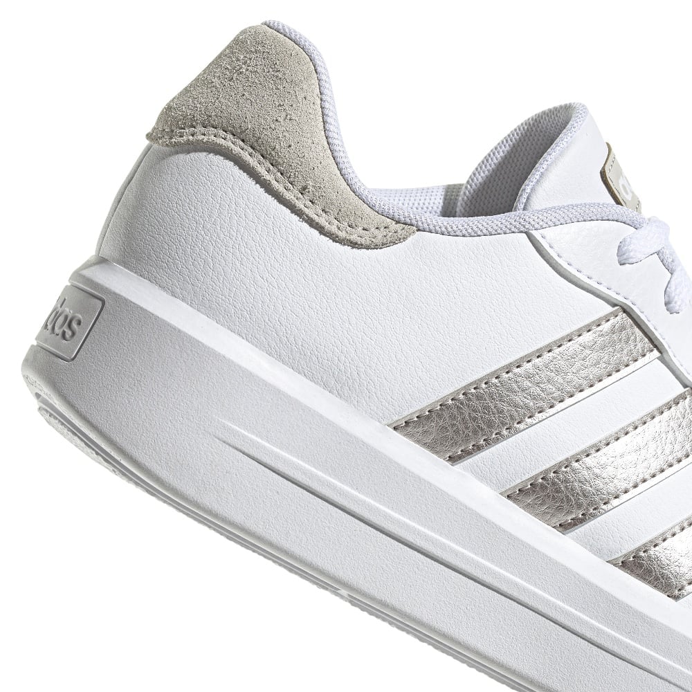 ZAPATILLAS ADIDAS MUJER URBANO COURT PLATFORM BLANCO - 5