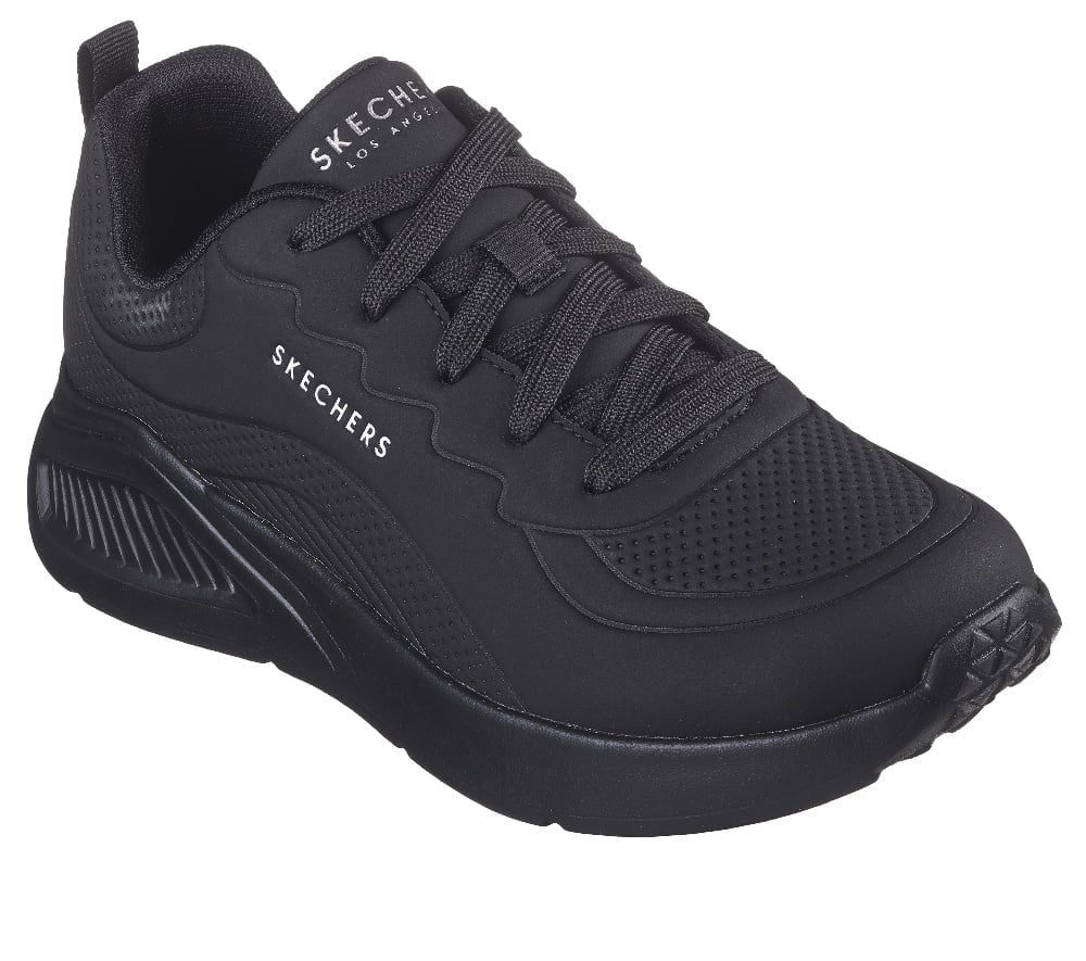 ZAPATILLAS MUJER SKECHERS URBANAS NEGRO 177288-BBK UNO LITE - 4