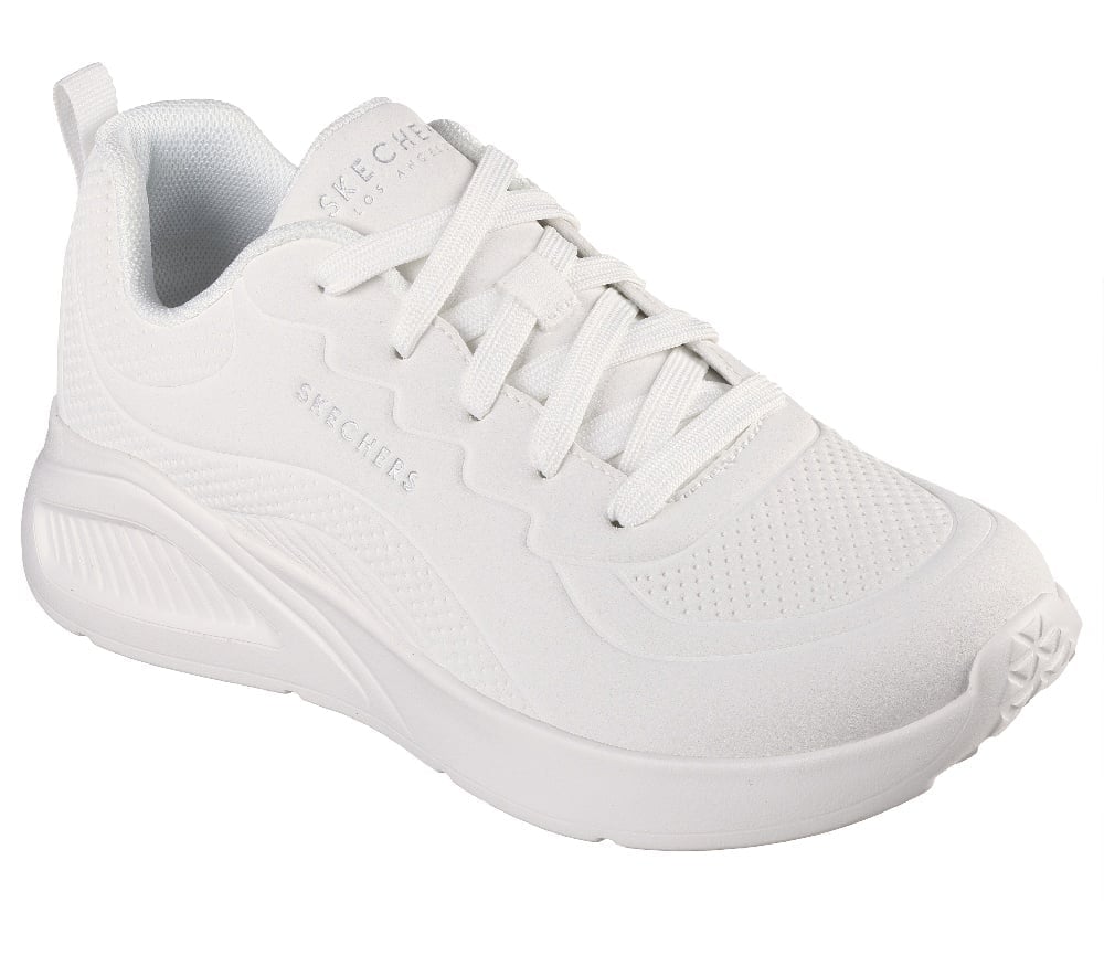 ZAPATILLAS MUJER SKECHERS URBANAS BLANCO UNO LITE - 4