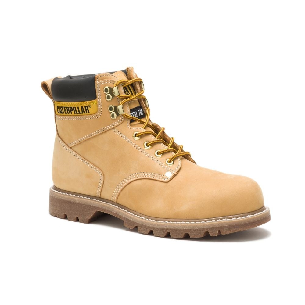 BOTINES MUJER CATERPILLAR AMARILLO SECOND SHIFT ST P89162 - 1