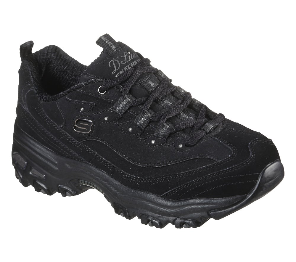 ZAPATILLAS MUJER SKECHERS URBANAS NEGRO DLITES 11949-BBK - 1