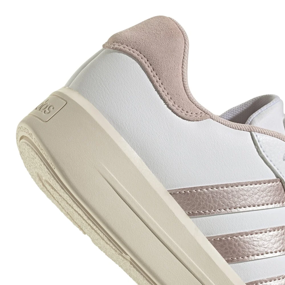 ZAPATILLAS ADIDAS MUJER URBANO COURT PLATFORM BLANCO - 3