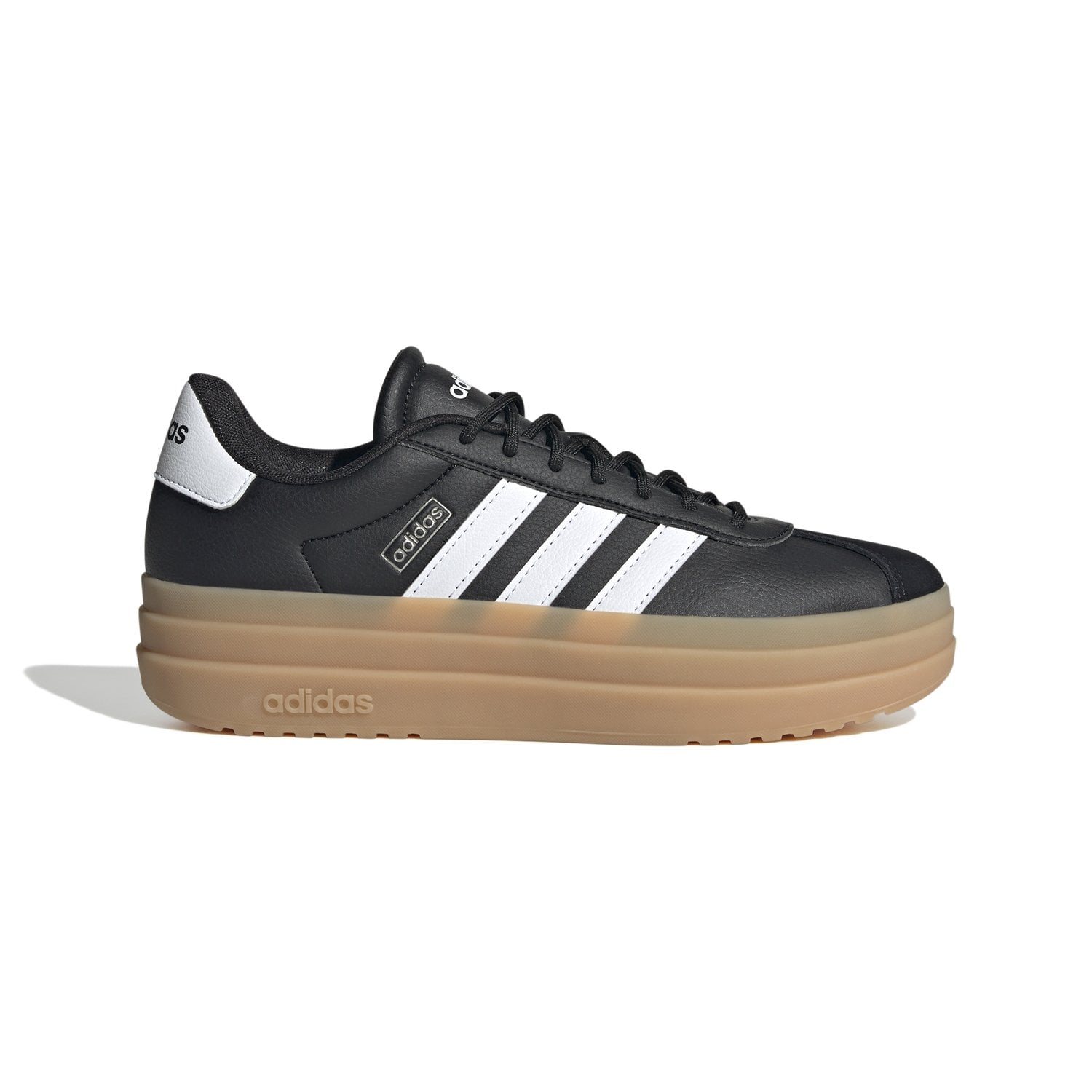 ZAPATILLAS MUJER ADIDAS URBANAS NEGRO VL COURT BOLD CUERO - 1