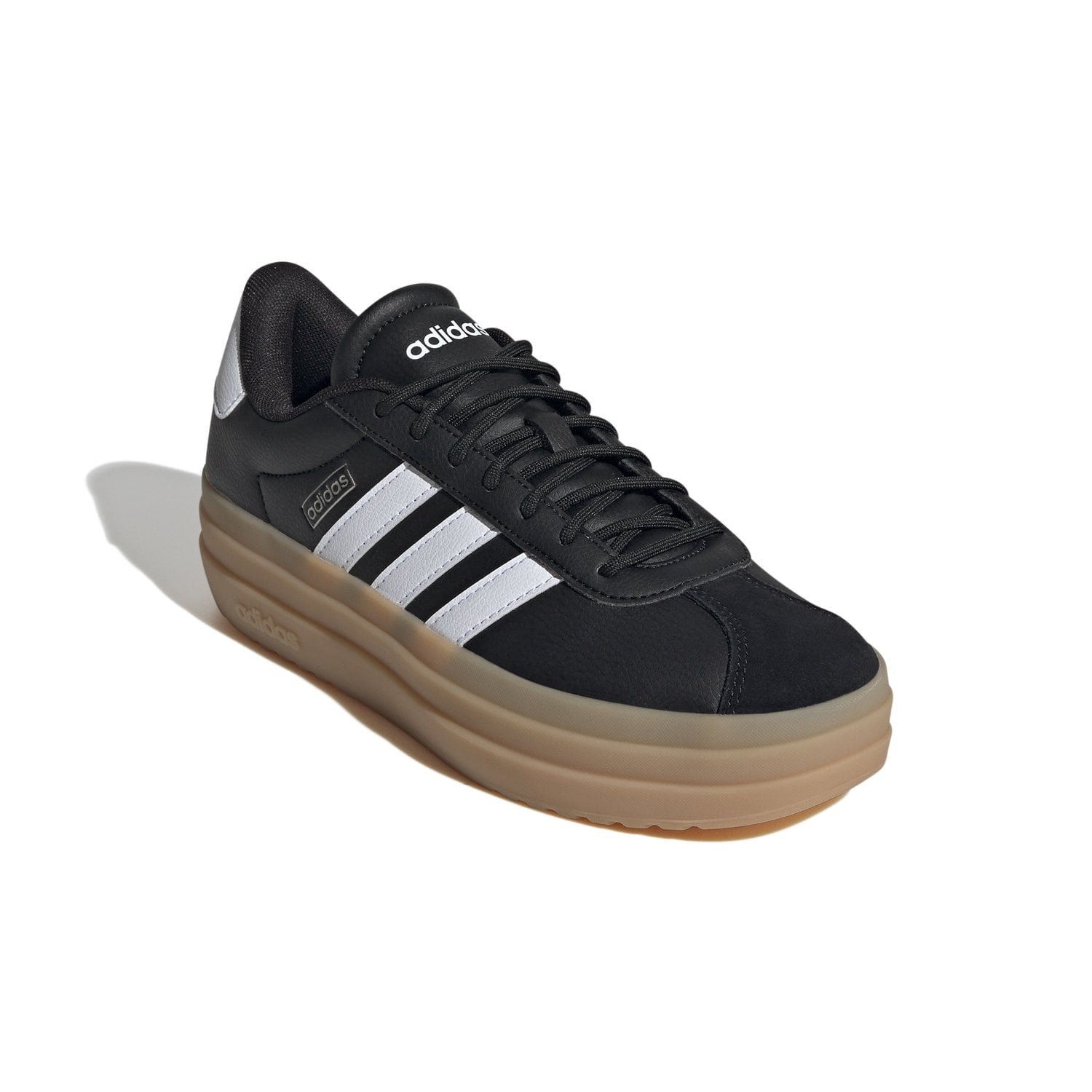 ZAPATILLAS MUJER ADIDAS URBANAS NEGRO VL COURT BOLD CUERO - 2
