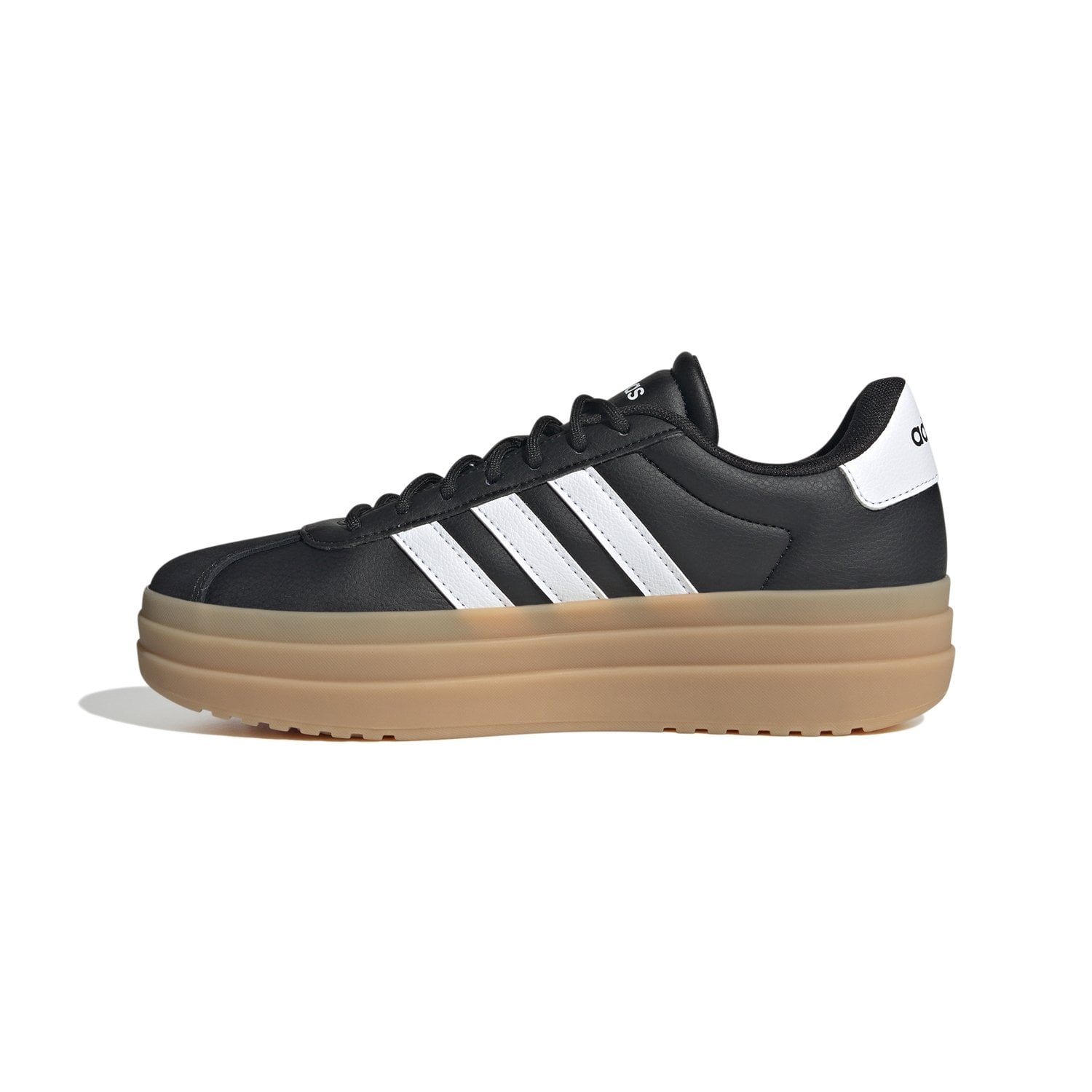ZAPATILLAS MUJER ADIDAS URBANAS NEGRO VL COURT BOLD CUERO - 5