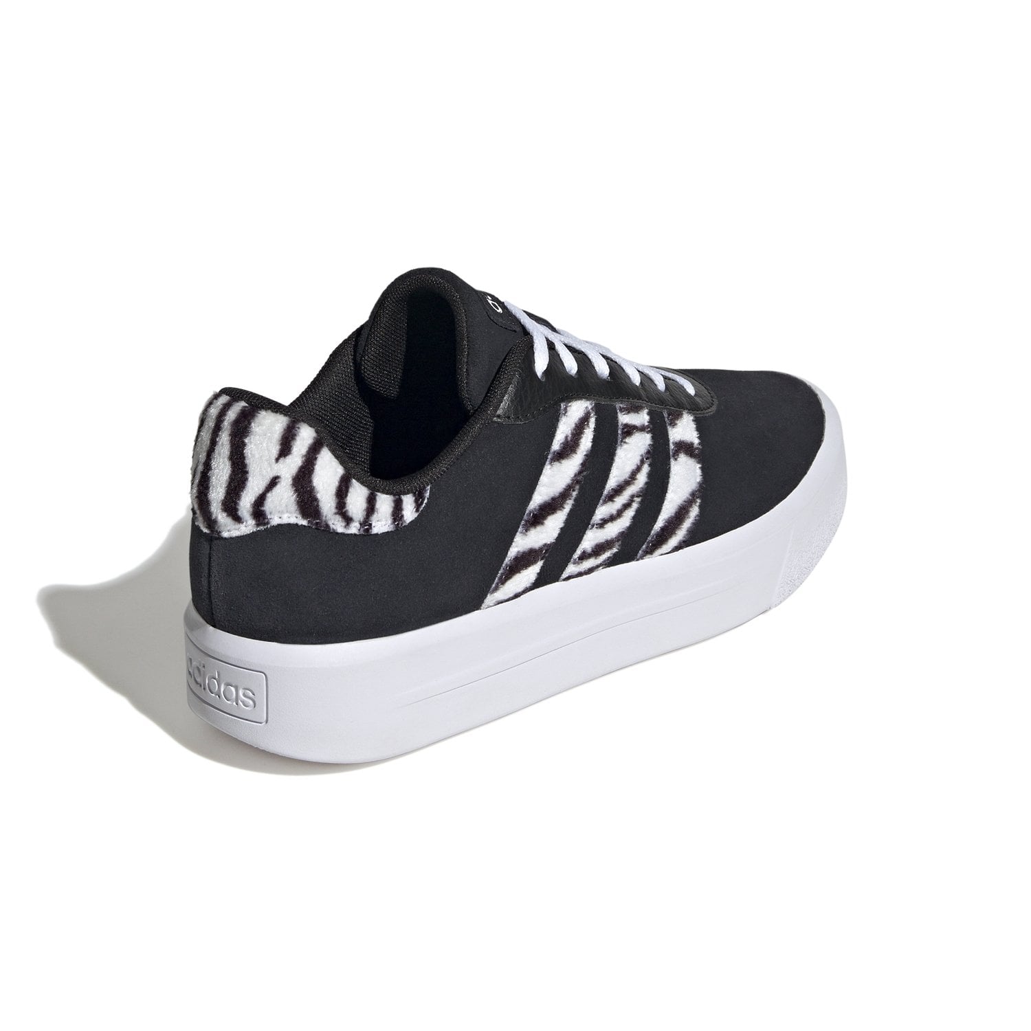 Ripley - ZAPATILLAS MUJER ADIDAS URBANAS NEGRO COURT PLATFORM SUEDE CUERO