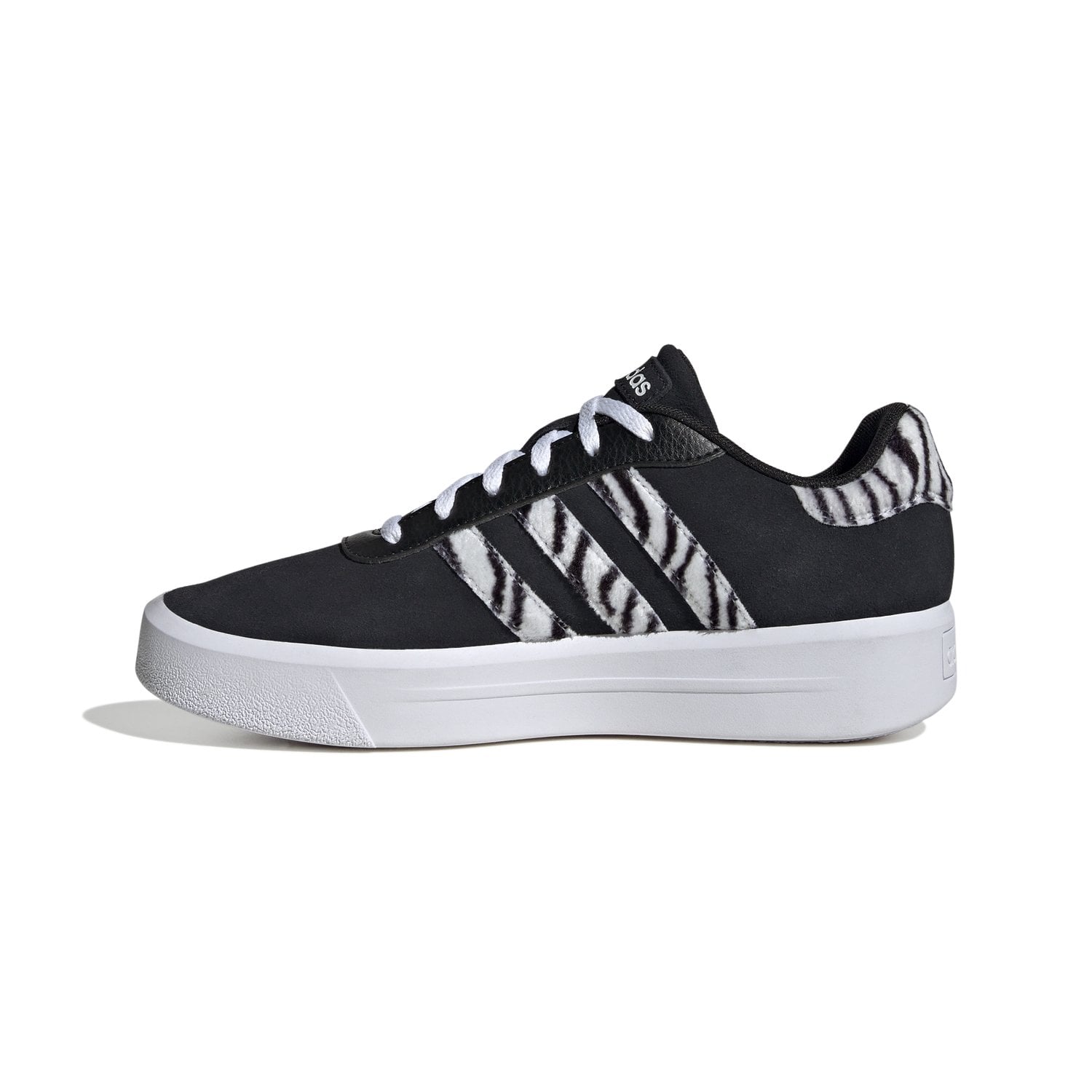 Ripley - ZAPATILLAS MUJER ADIDAS URBANAS NEGRO COURT PLATFORM SUEDE CUERO