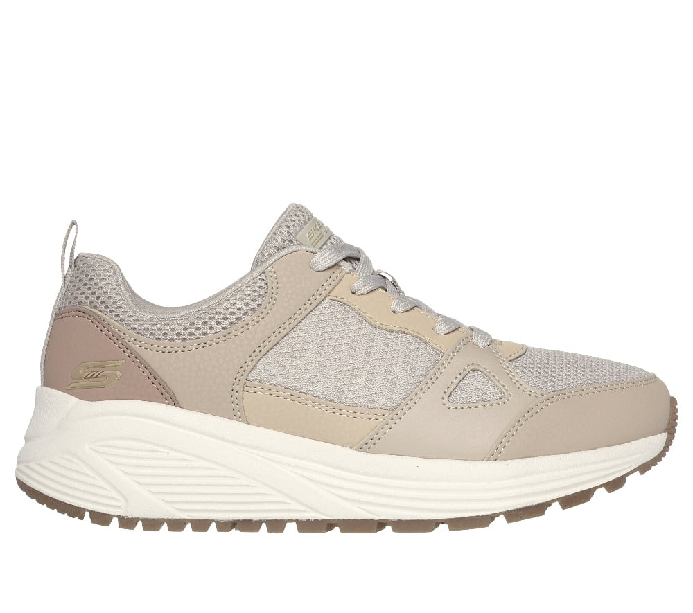 ZAPATILLAS MUJER SKECHERS CREMA URBANAS BOBS SPARROW 2.0 - 2