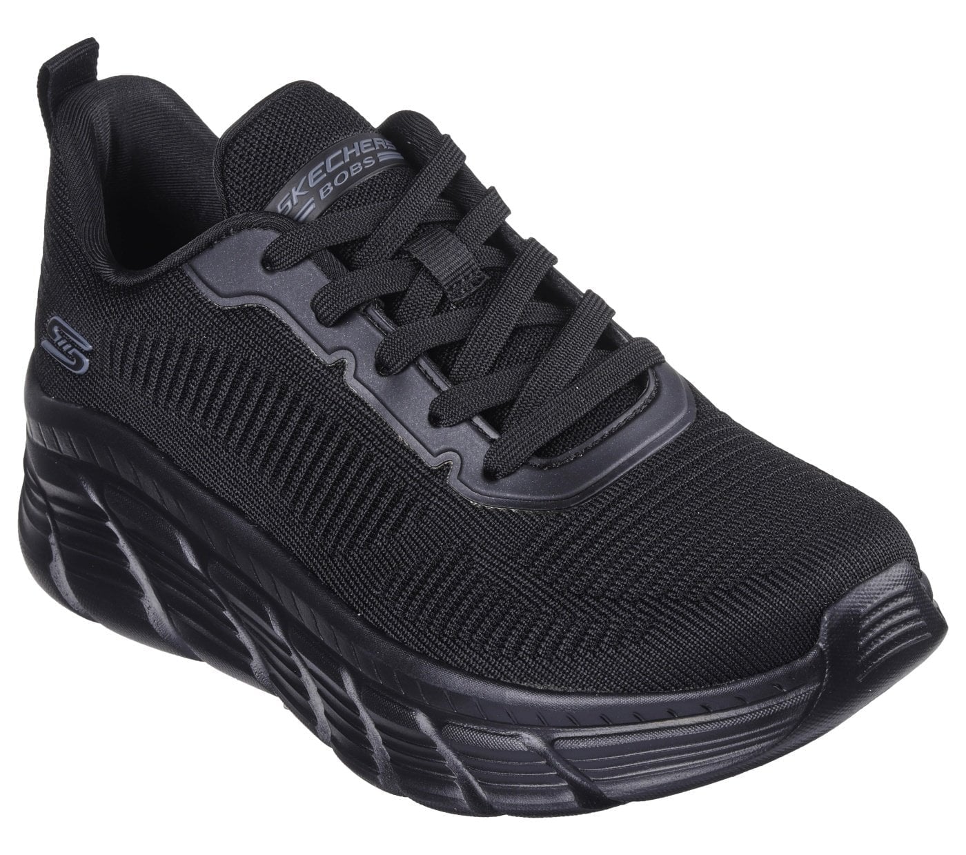 ZAPATILLAS MUJER SKECHERS NEGRO URBANAS 117385-BBK BOBS B FLEX HI - 1