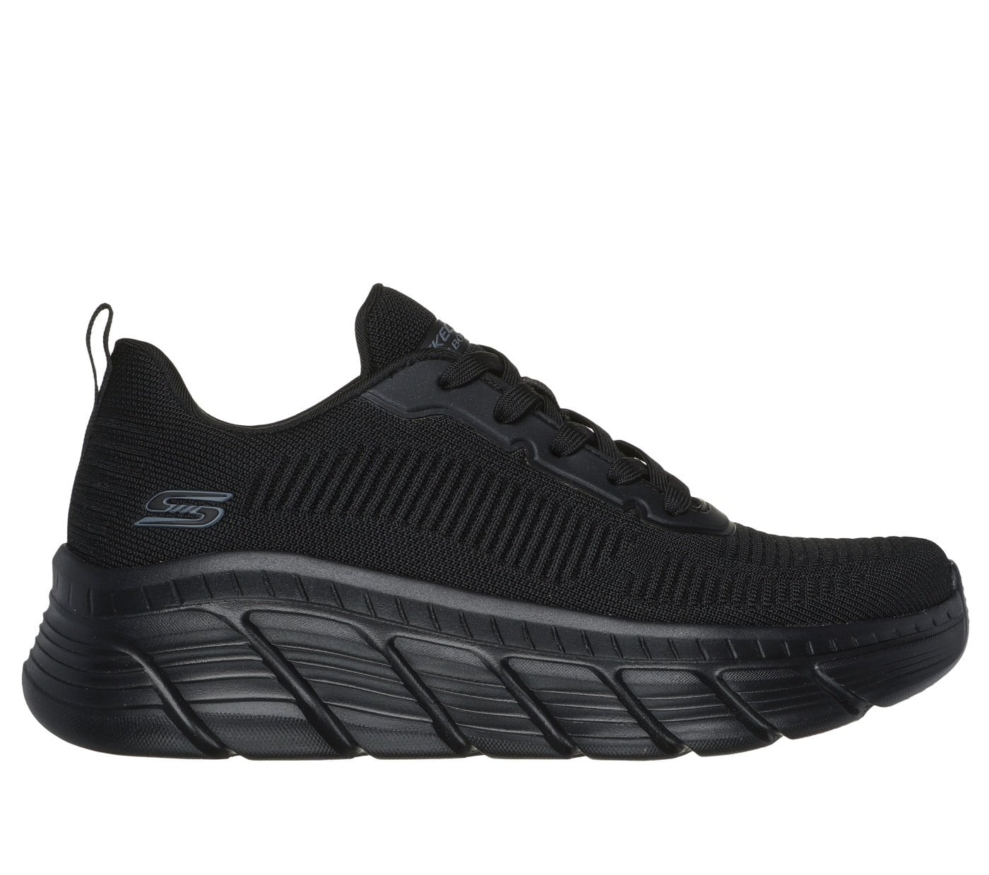 ZAPATILLAS MUJER SKECHERS NEGRO URBANAS 117385-BBK BOBS B FLEX HI - 2