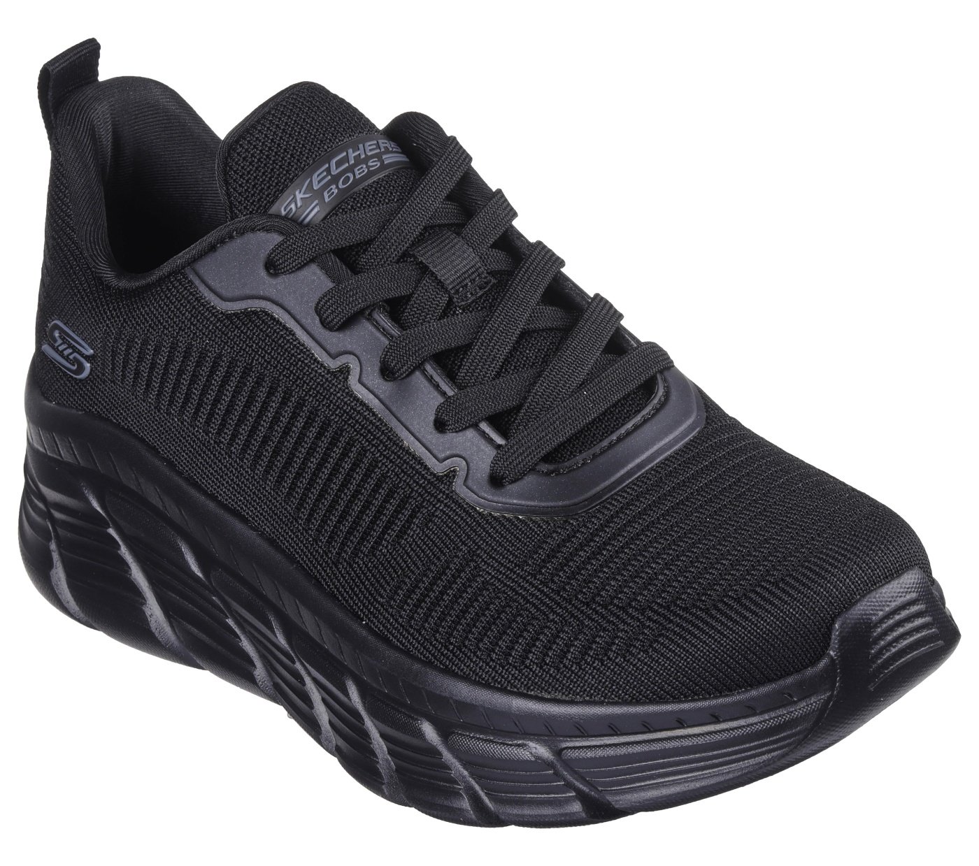 ZAPATILLAS MUJER SKECHERS NEGRO URBANAS 117385-BBK BOBS B FLEX HI - 1