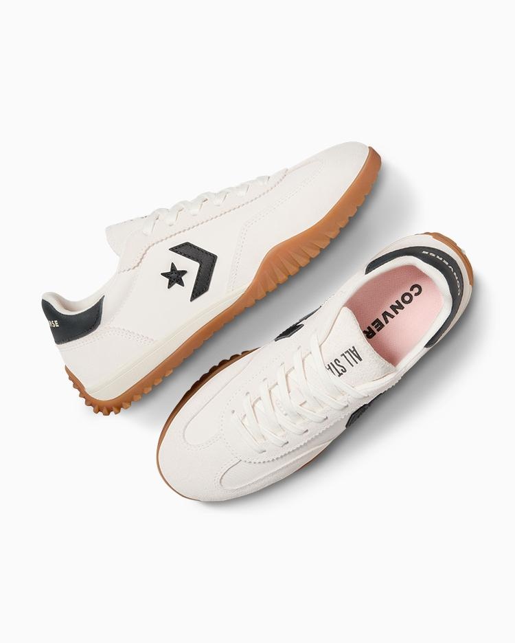 ZAPATILLAS MUJER CONVERSE CREMA URBANAS RUN STAR TRAINER CUERO - 4