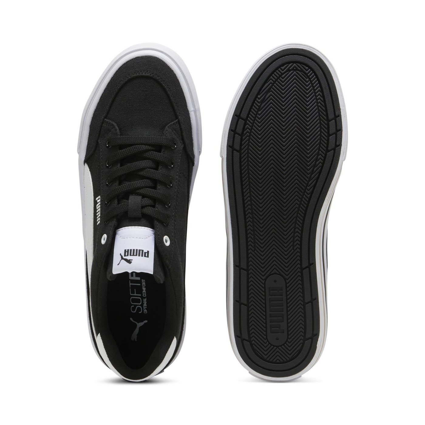 ZAPATILLAS MUJER PUMA URBANAS NEGRO COURT CLASSIC VULC FS - 6