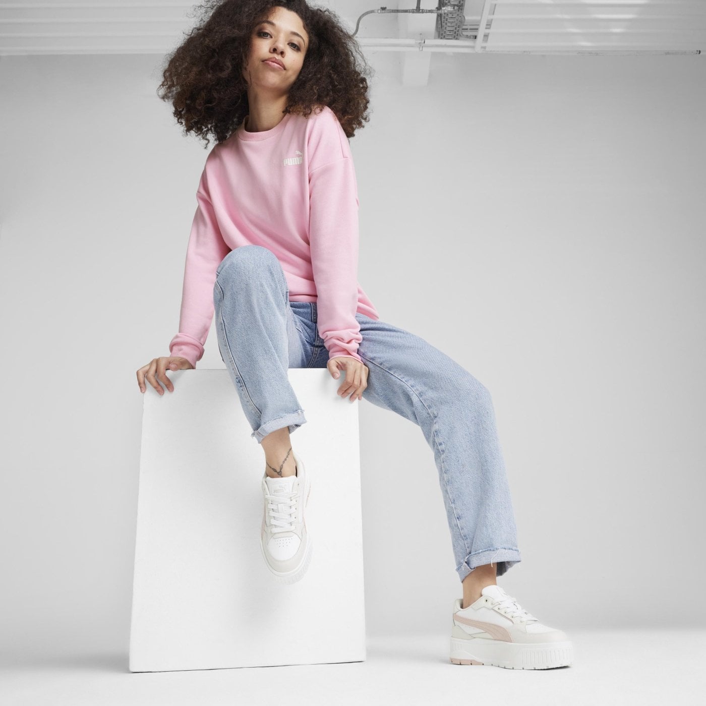 ZAPATILLAS MUJER PUMA URBANAS BLANCO KARMEN II IDOL - 8