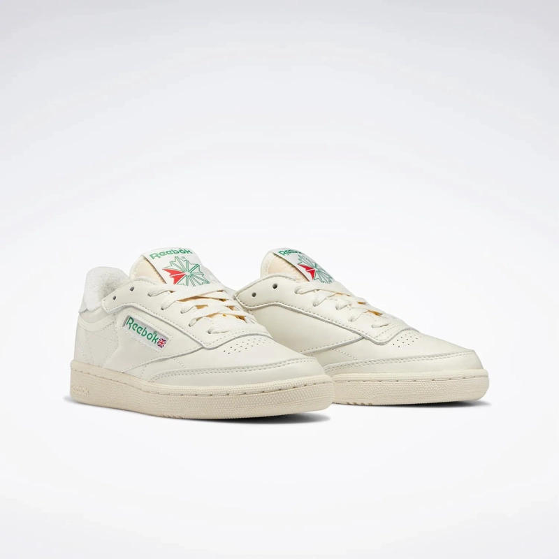 ZAPATILLAS MUJER REEBOK URBANAS CREMA CLUB C 85 VINTAGE CUERO - 2