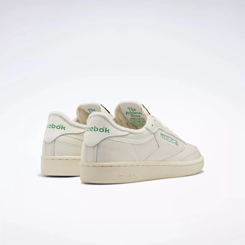 ZAPATILLAS MUJER REEBOK URBANAS CREMA CLUB C 85 VINTAGE CUERO - 3