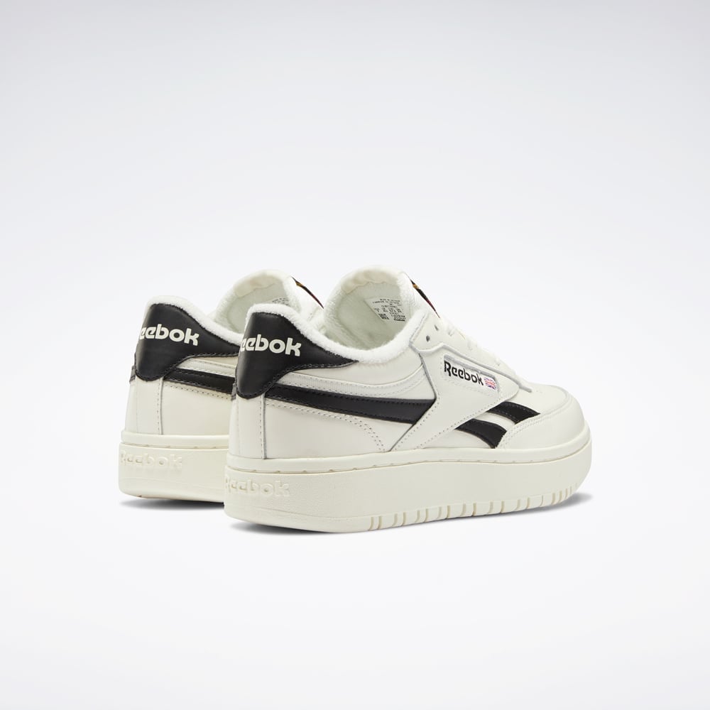 ZAPATILLAS MUJER REEBOK URBANAS BLANCO CLUB C DOUBLE REVE CUERO - 3