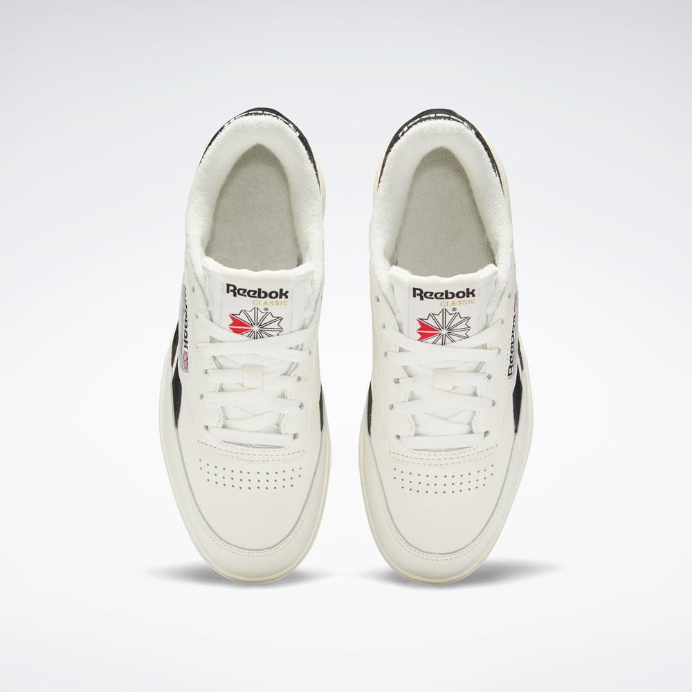 ZAPATILLAS MUJER REEBOK URBANAS BLANCO CLUB C DOUBLE REVE CUERO - 4