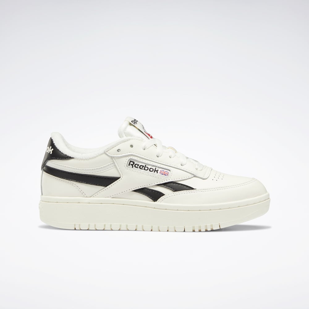 ZAPATILLAS MUJER REEBOK URBANAS BLANCO CLUB C DOUBLE REVE CUERO - 1