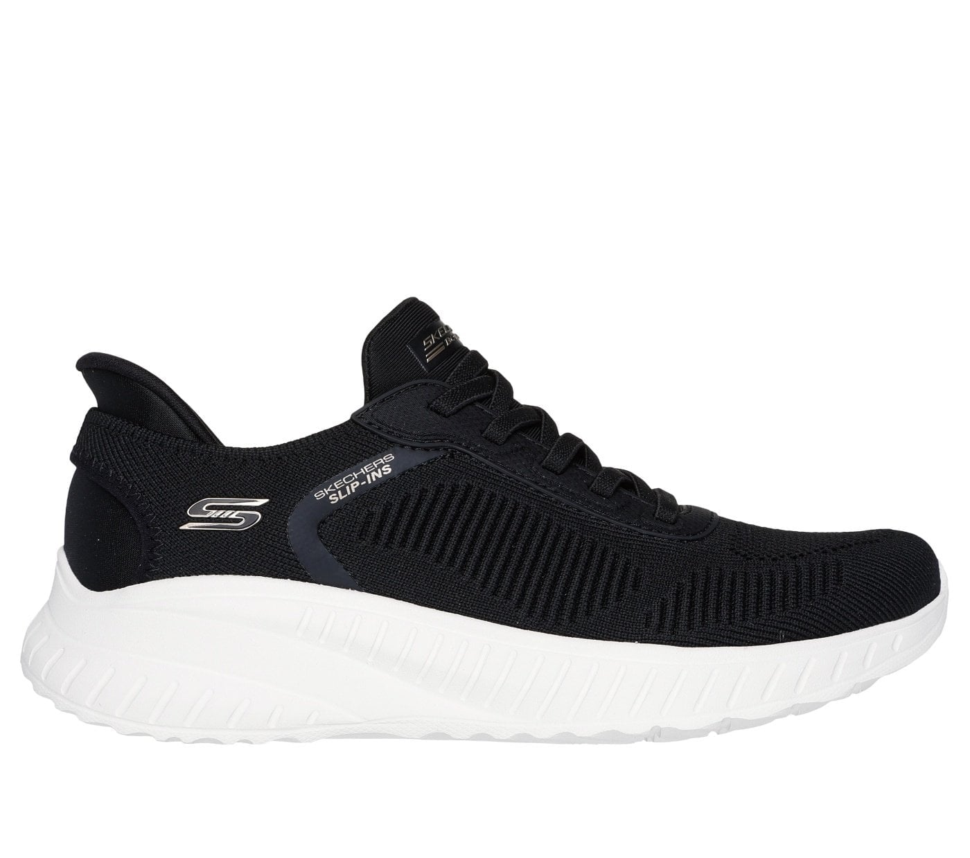 ZAPATILLAS MUJER SKECHERS URBANAS NEGRO BOBS SQUAD CHAOS 117497-BLK - 2