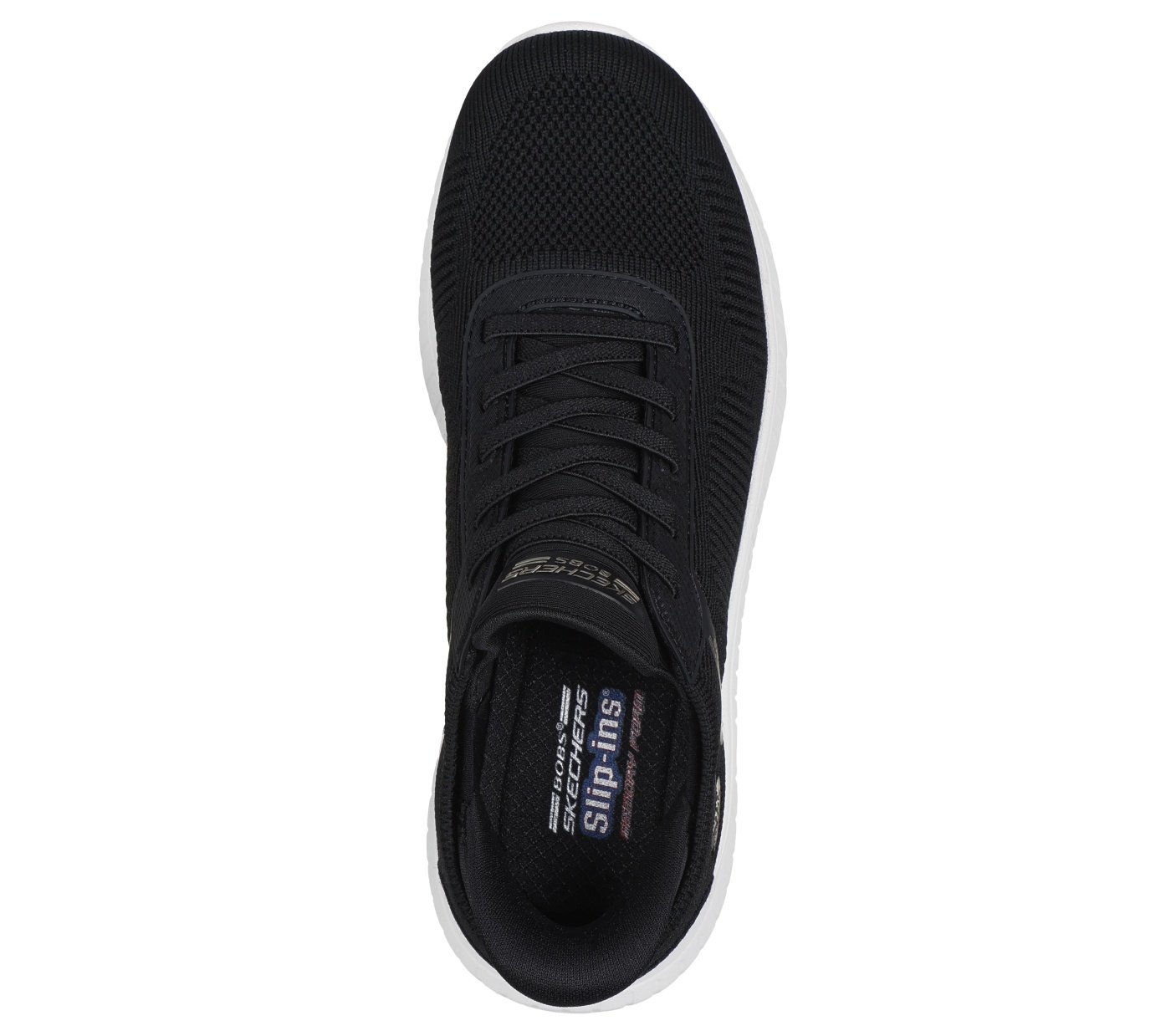 ZAPATILLAS MUJER SKECHERS URBANAS NEGRO BOBS SQUAD CHAOS 117497-BLK - 4
