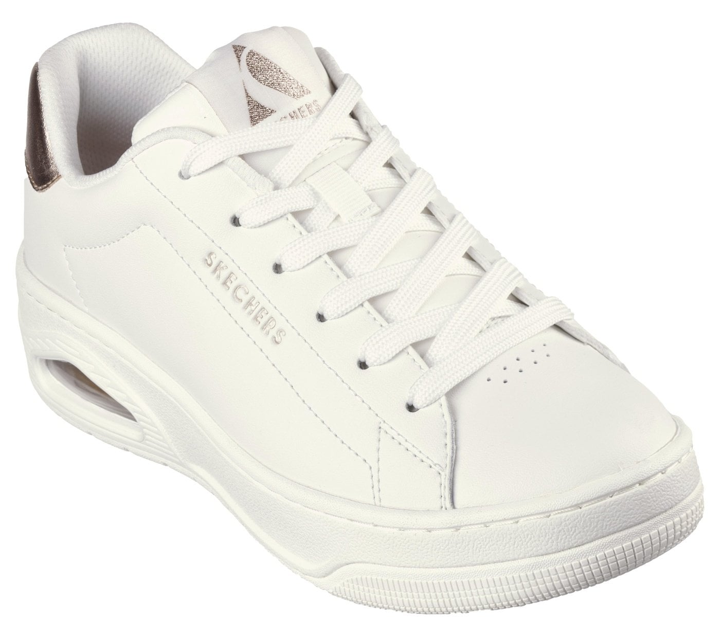 ZAPATILLAS MUJER SKECHERS URBANAS BLANCO UNO COURT 177700-WHT - 1