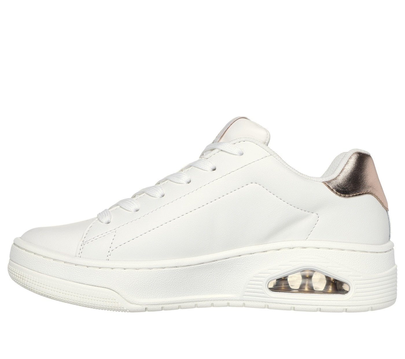 ZAPATILLAS MUJER SKECHERS URBANAS BLANCO UNO COURT 177700-WHT - 3
